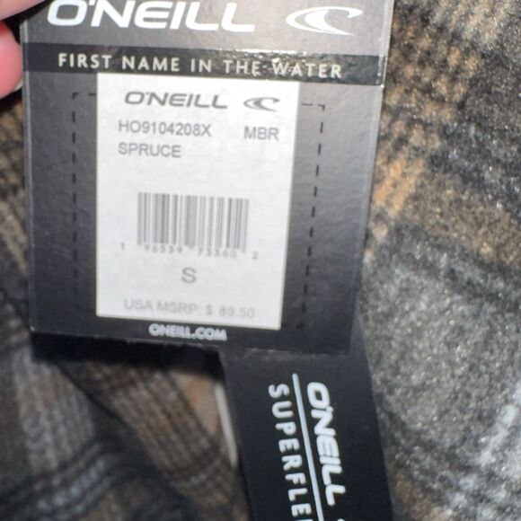 Oneill Flannel Shirt Jacket Small SuperFleece Sherpa Lined Shacket NWT - Picture 13 of 16